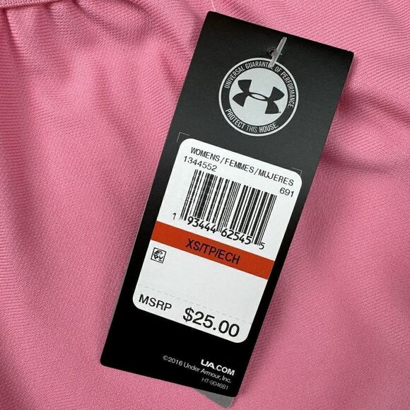 Under Armour Pink Shorts Size XS Loose Fit Heatgear - Picture 4 of 9